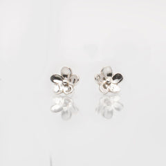 Martina Hamilton Forget Me Not | Sterling Silver Stud Earrings Medium