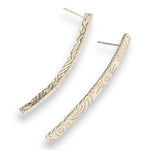 Martina Hamilton Heaven | 9ct Solid Gold Bar Stud Earrings Large