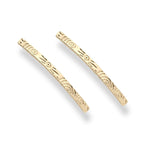 Martina Hamilton Heaven | 9ct Solid Gold Bar Stud Earrings Large