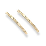 Martina Hamilton Heaven | 9ct Solid Gold Bar Stud Earrings Large