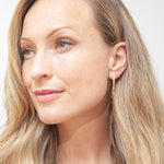 Martina Hamilton Heaven | 9ct Solid Gold Bar Stud Earrings Large