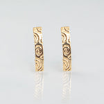 Martina Hamilton Heaven | 9ct Solid Gold Bar Stud Earrings Small