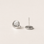 Martina Hamilton Heaven | Sterling Silver Circle Stud Earrings Petite