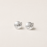 Martina Hamilton Heaven | Sterling Silver Circle Stud Earrings Petite