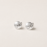 Martina Hamilton Heaven | Sterling Silver Circle Stud Earrings Petite