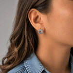 Martina Hamilton Heaven | Sterling Silver Circle Stud Earrings Small