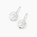 Martina Hamilton Heaven | Sterling Silver Drop Earrings Small