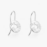 Martina Hamilton Heaven | Sterling Silver Drop Earrings Small