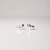 Martina Hamilton Heaven | Sterling Silver Heart Stud Earrings Petite