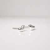 Martina Hamilton Heaven | Sterling Silver Heart Stud Earrings Petite
