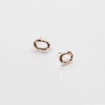 Martina Hamilton Island Link | 10ct Solid Rose Gold Stud Earrings