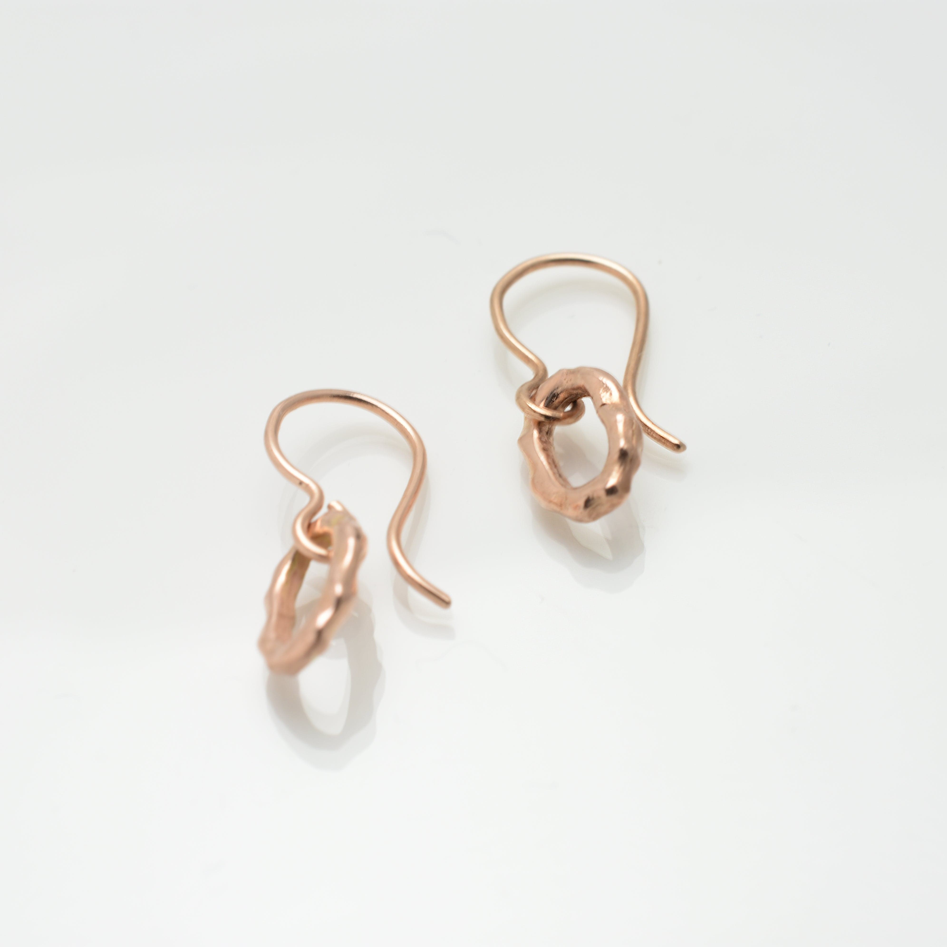Martina Hamilton Island Link | 10ct Solid Rose Gold Stud Earrings