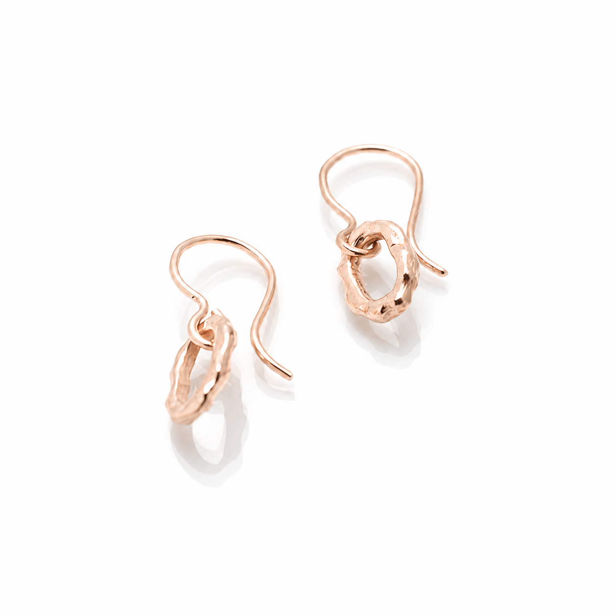 Martina Hamilton Island Link | 10ct Solid Rose Gold Stud Earrings