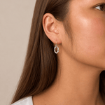Martina Hamilton Island Link | Sterling Silver Drop Earrings