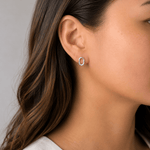 Martina Hamilton Island Link | Sterling Silver Stud Earrings