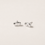 Martina Hamilton Island Link | Sterling Silver Stud Earrings Petite