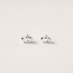 Martina Hamilton Island Link | Sterling Silver Stud Earrings Petite