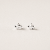 Martina Hamilton Island Link | Sterling Silver Stud Earrings Petite