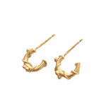 Martina Hamilton Nebula | 9ct Solid Gold Open Circles Earrings Petite