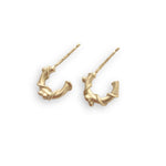 Martina Hamilton Nebula | 9ct Solid Gold Open Circles Earrings Petite