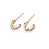 Martina Hamilton Nebula | 9ct Solid Gold Open Circles Earrings Petite