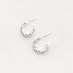 Martina Hamilton Nebula | Sterling Silver Open Circles Earrings Medium