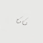 Martina Hamilton Nebula | Sterling Silver Open Circles Earrings Petite