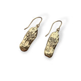 Martina Hamilton Newgrange | 9ct Solid Gold Drop Earrings