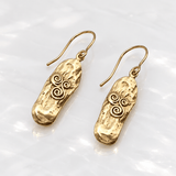 Martina Hamilton Newgrange | 9ct Solid Gold Drop Earrings