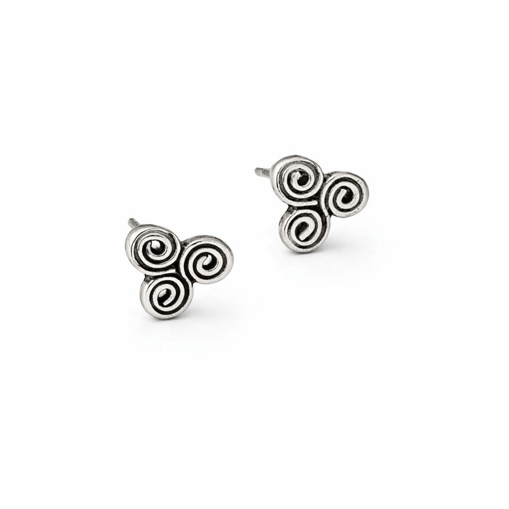 Martina Hamilton Newgrange | Sterling Silver Stud Earrings Petite