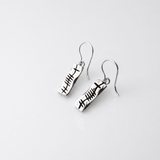 Martina Hamilton Ogham | Grá Drop Earrings
