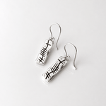 Martina Hamilton Ogham | Grá Drop Earrings