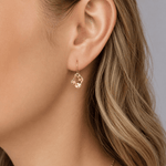 Martina Hamilton Reflections | 9ct Solid Gold Drop Earrings Petite