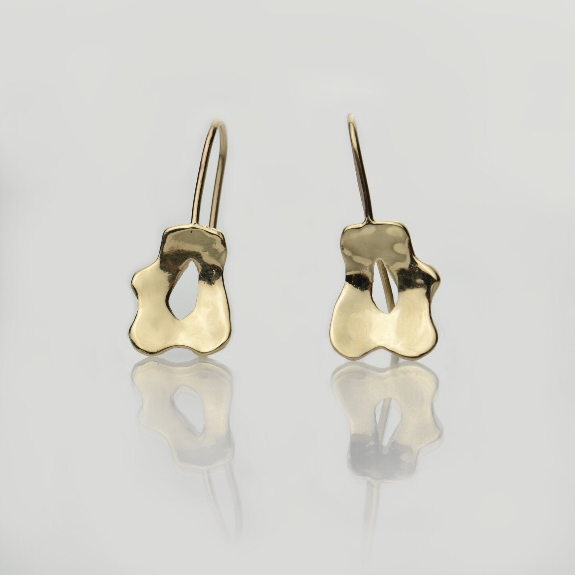 Martina Hamilton Reflections | 9ct Solid Gold Drop Earrings Small