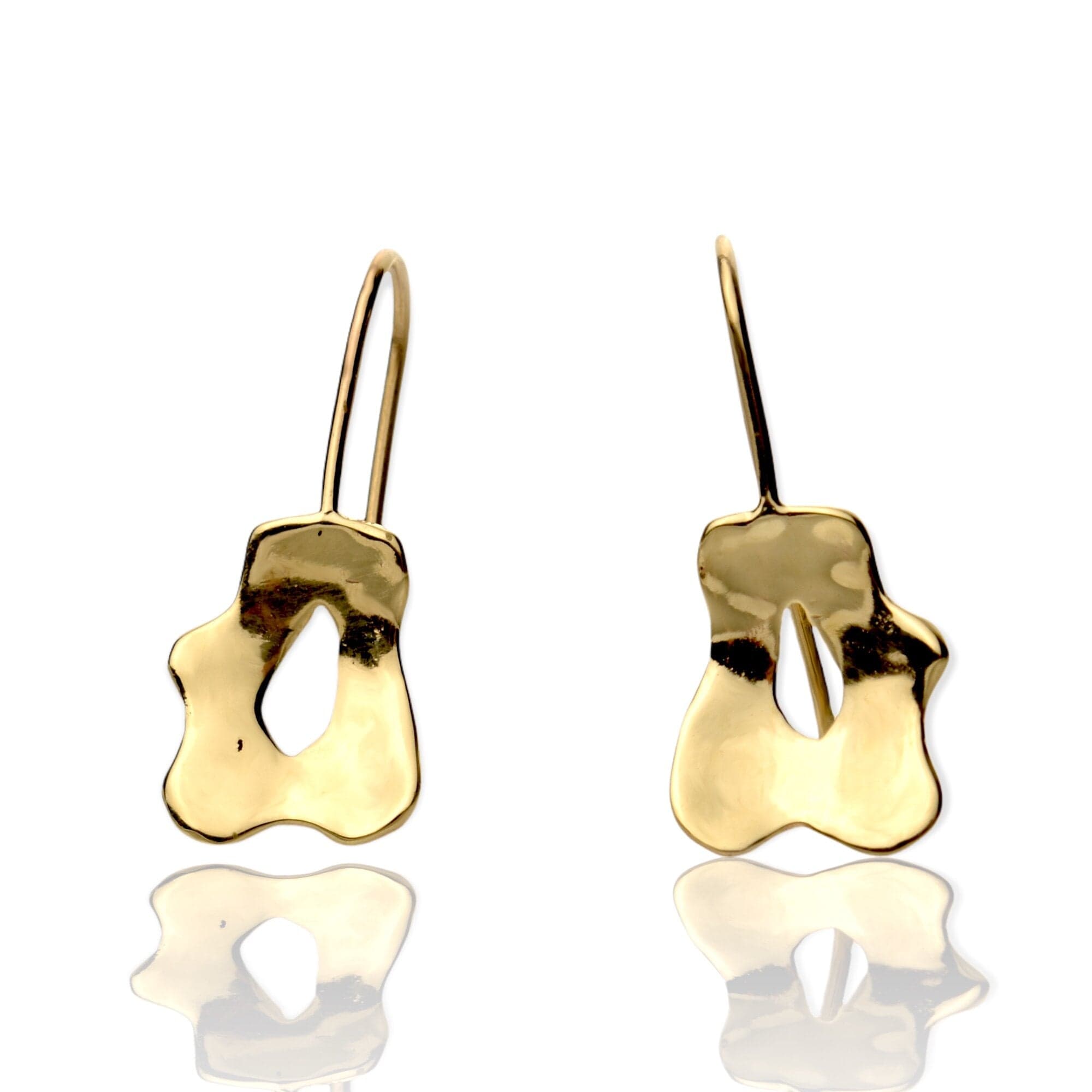 Martina Hamilton Reflections | 9ct Solid Gold Drop Earrings Small