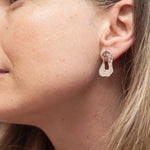 Martina Hamilton Reflections | Sterling Silver Stud Earrings Medium