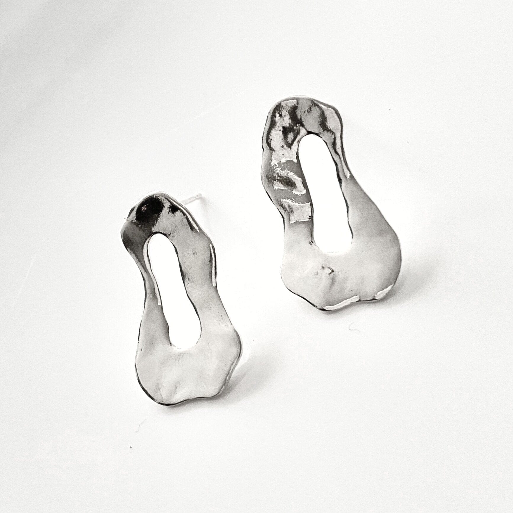 Martina Hamilton Reflections | Sterling Silver Stud Earrings Medium