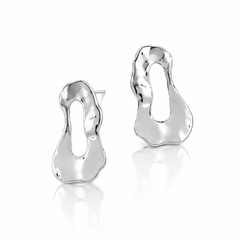 Martina Hamilton Reflections | Sterling Silver Stud Earrings Medium