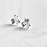 Martina Hamilton Shamrock | Sterling Silver Stud Earrings