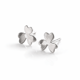 Martina Hamilton Shamrock | Sterling Silver Stud Earrings