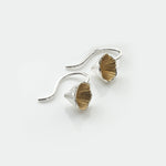 Martina Hamilton Shell Cone | Sterling Silver and 22ct Gold Plated Drop Earrings Short Medium
