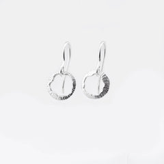 Martina Hamilton Shell | Sterling Silver Drop Earrings Petite