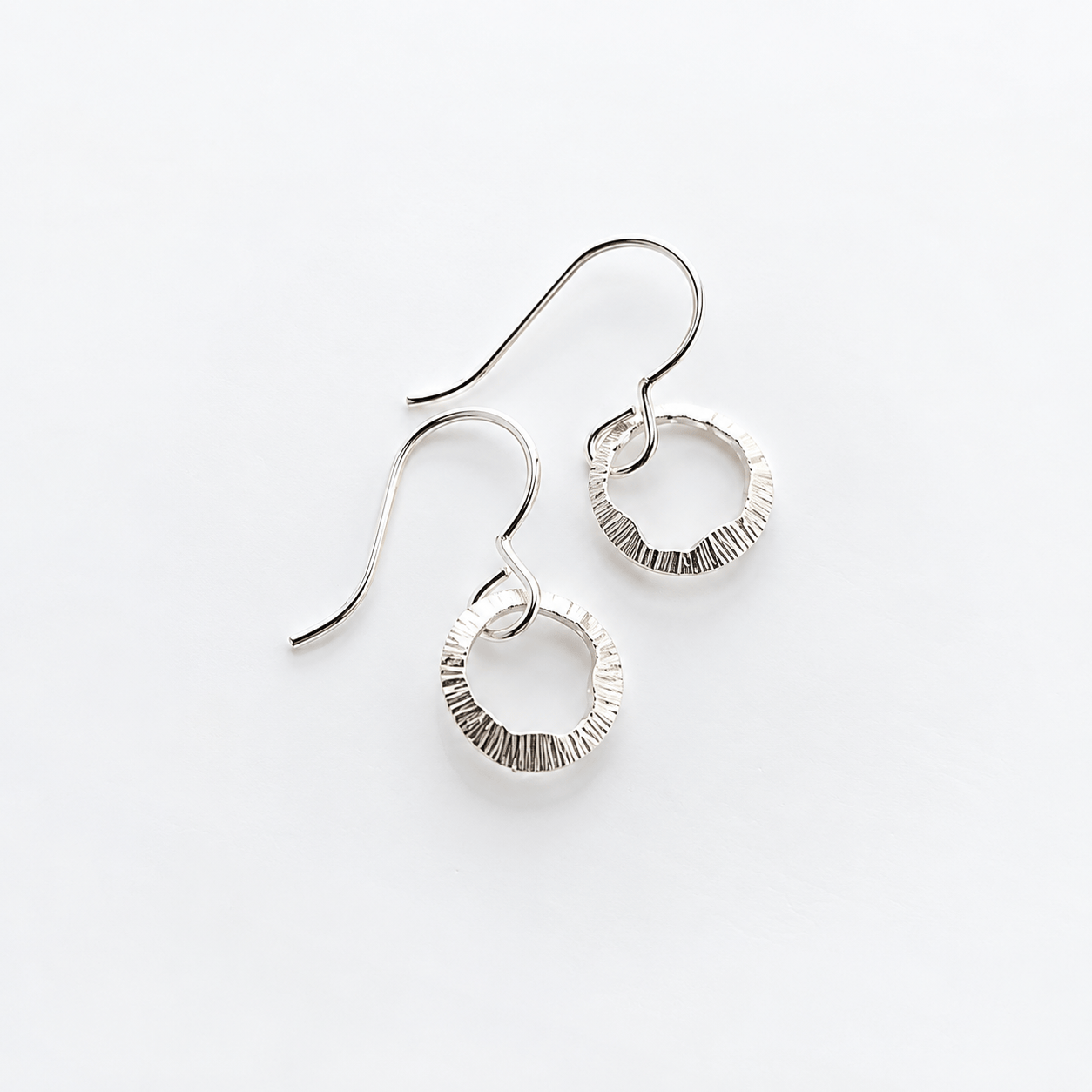 Martina Hamilton Shell | Sterling Silver Drop Earrings Petite