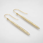 Martina Hamilton Síoda | 9ct Solid Gold Drop Earrings Large