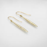 Martina Hamilton Síoda | 9ct Solid Gold Drop Earrings Medium