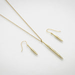 Martina Hamilton Síoda | 9ct Solid Gold Drop Earrings Small