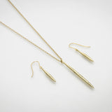 Martina Hamilton Síoda | 9ct Solid Gold Drop Earrings Small