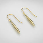 Martina Hamilton Síoda | 9ct Solid Gold Drop Earrings Small