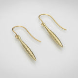 Martina Hamilton Síoda | 9ct Solid Gold Drop Earrings Small