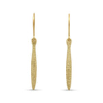 Martina Hamilton Síoda | 9ct Solid Gold Drop Earrings Small